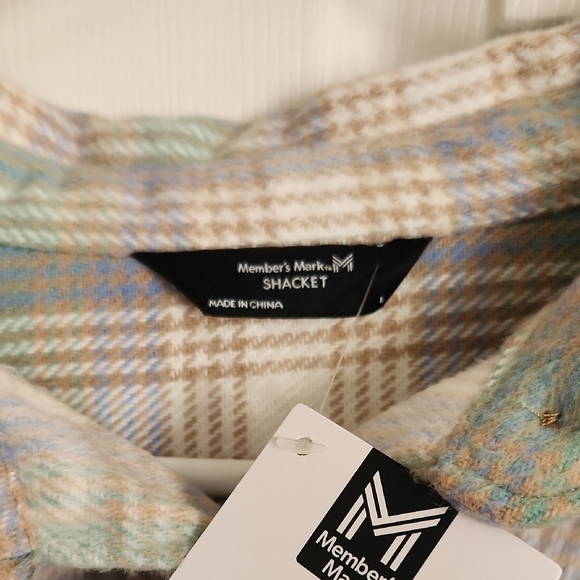 Green and Cream Utility Jacket Relaxed Fit - Picture 3 of 7